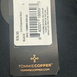 Tommie Copper Black Compression Shorts